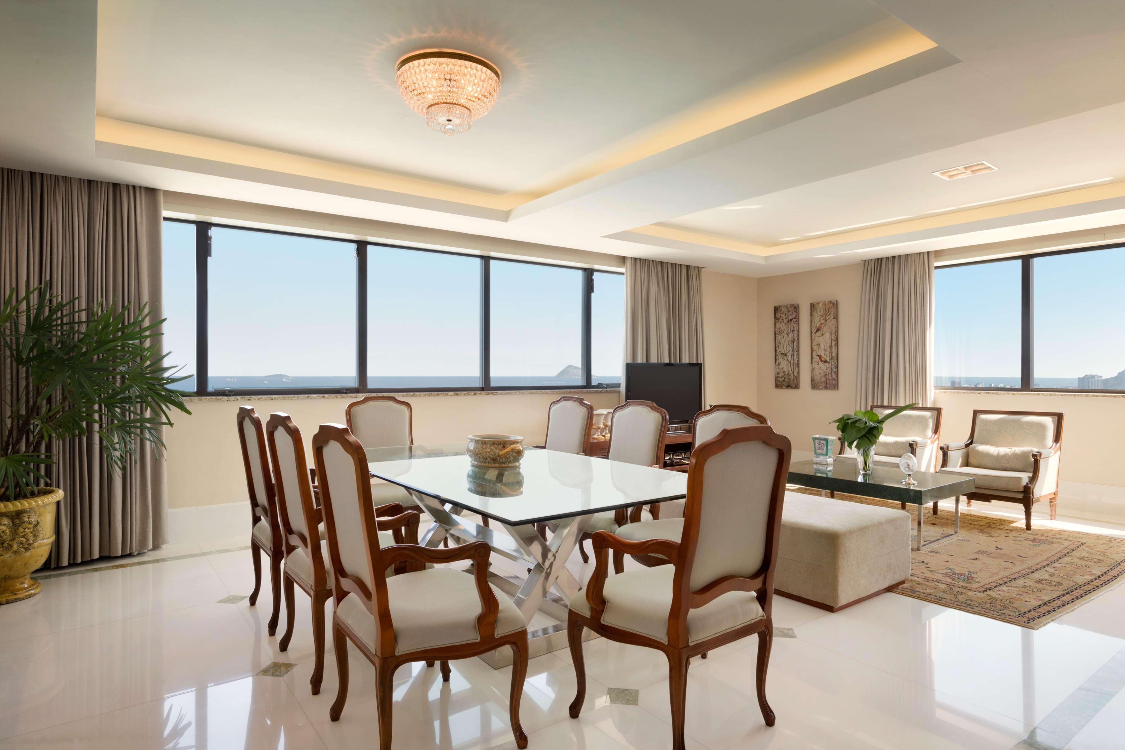 里约热内卢科帕卡巴纳希尔顿酒店 外观 照片 A virtual set created with a 3D rendering software