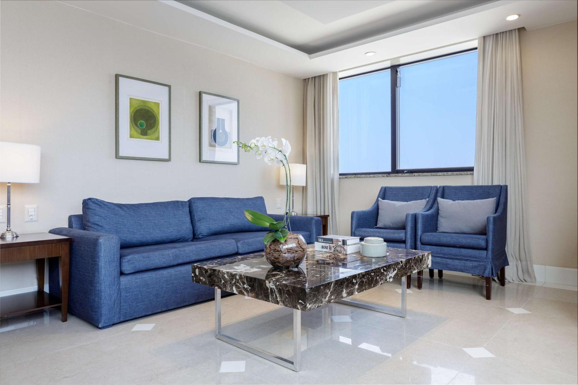 里约热内卢科帕卡巴纳希尔顿酒店 外观 照片 Living room
